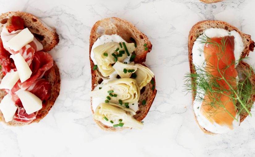Tartines papillon
